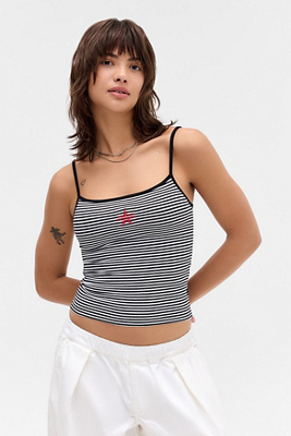 Débardeur à Étoiles Brodées et Rayures en taille: XS - GUESS - Modalova