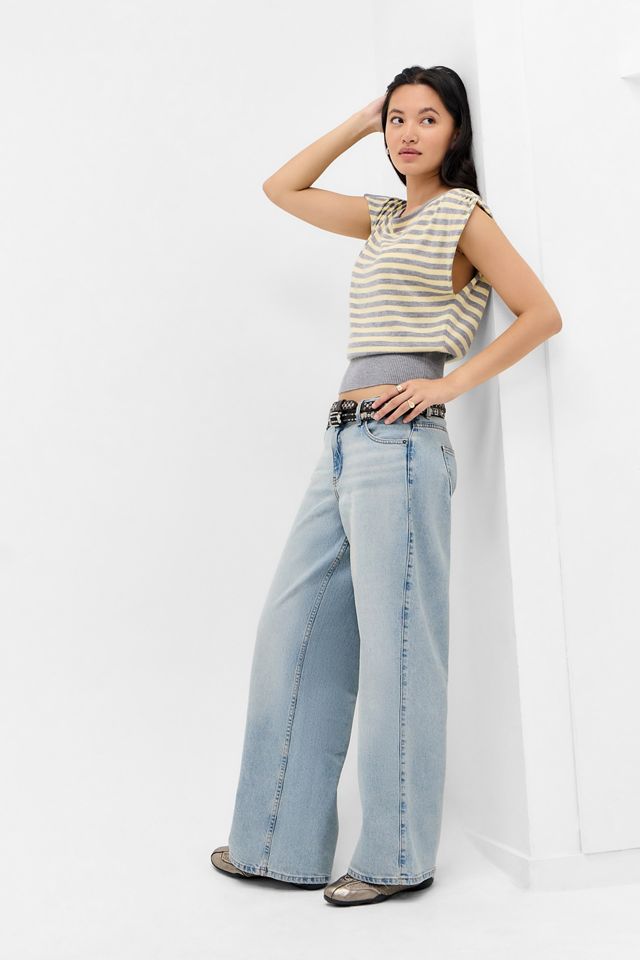 Guess Jeans Light Wash Wide Leg Jeans #1