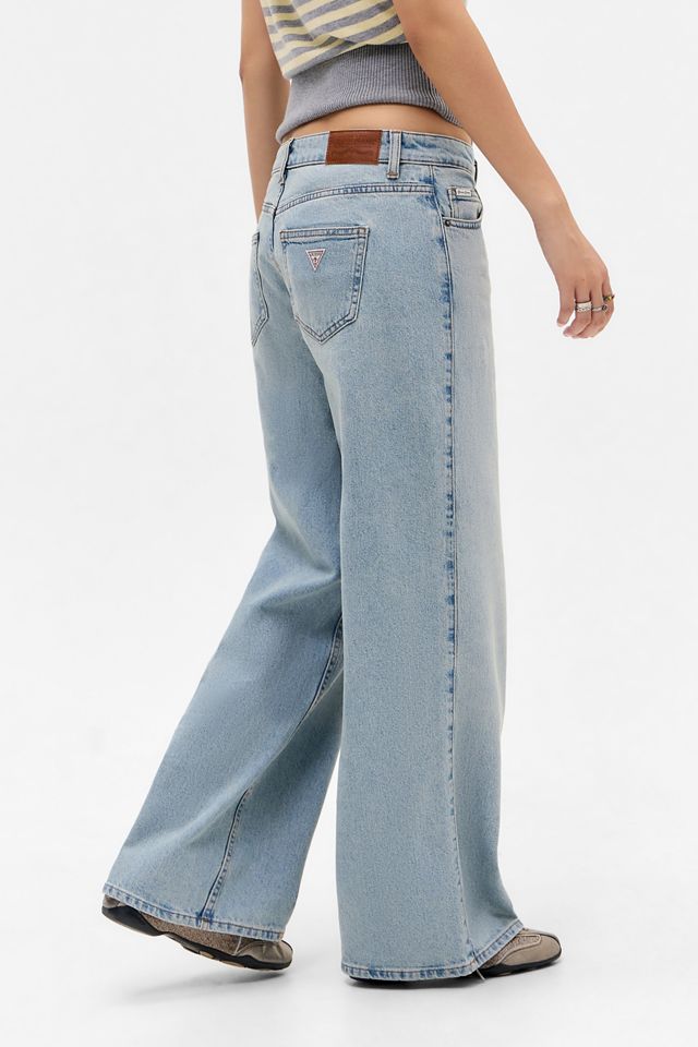 Guess Jeans Light Wash Wide Leg Jeans #3
