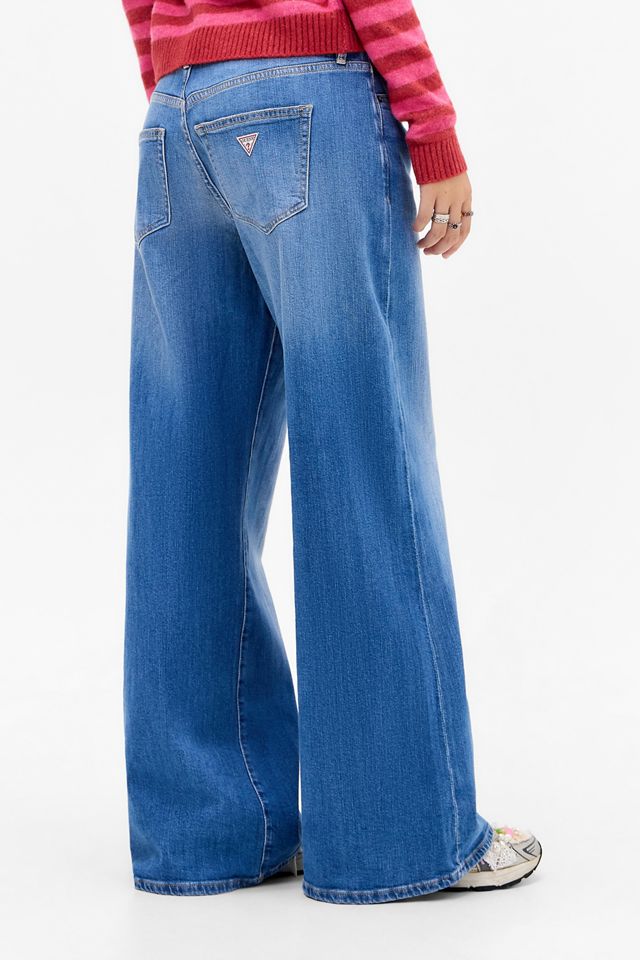 Jeans a Gamba Super Larga a Vita Bassa Guess G13 #3