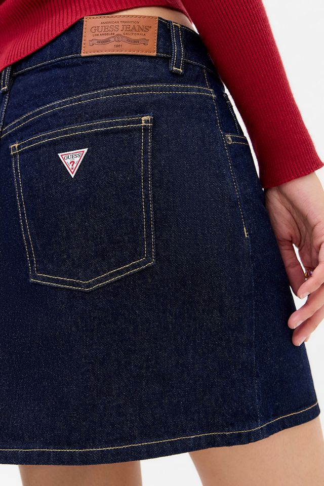 Minigonna in Denim Indaco Guess Jeans #1