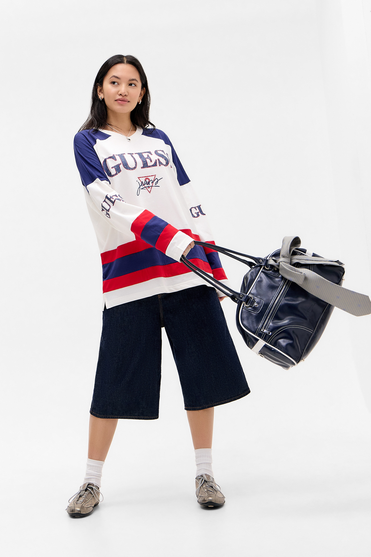 Guess Oversized Hockey T-Shirt