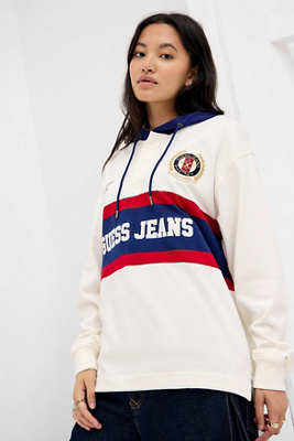 Sweat à capuche de rugby à manches longues Jeans en taille: Small - GUESS - Modalova