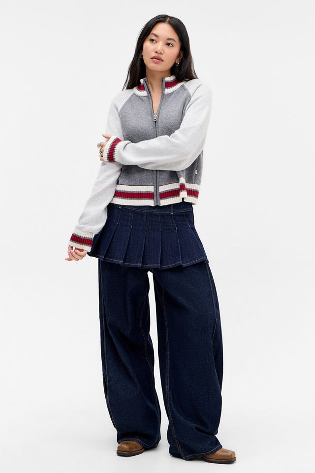 Giacca con zip a trama Intarsia Guess Jeans #3