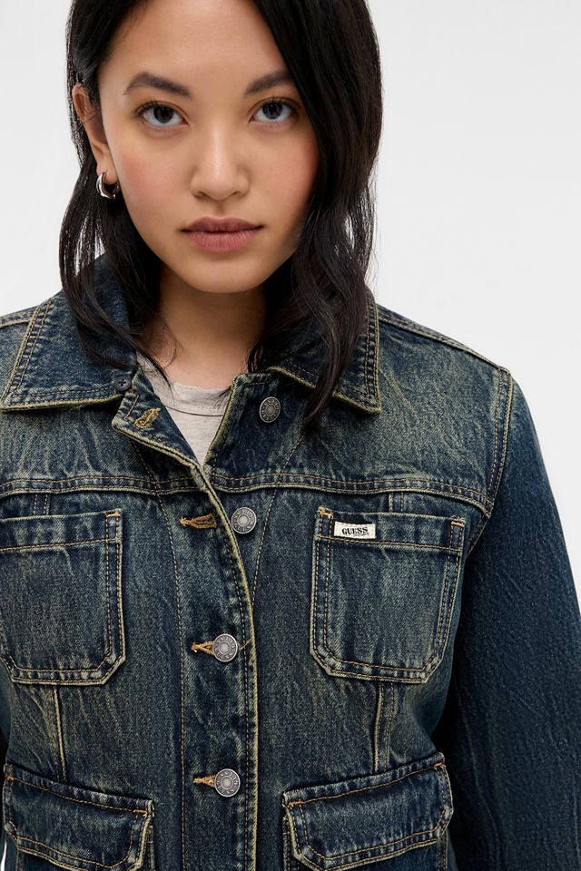 Veste en jean foncé Guess Go #1