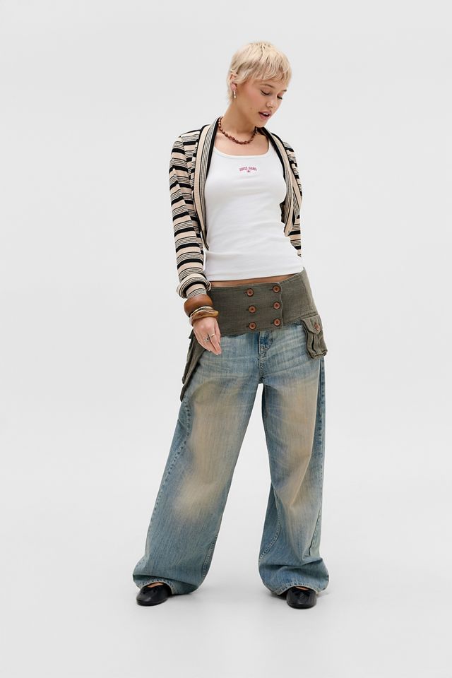 Guess Jeans Rib Logo Tank Top #1