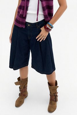 Guess Jeans Rinse Pleated Jorts