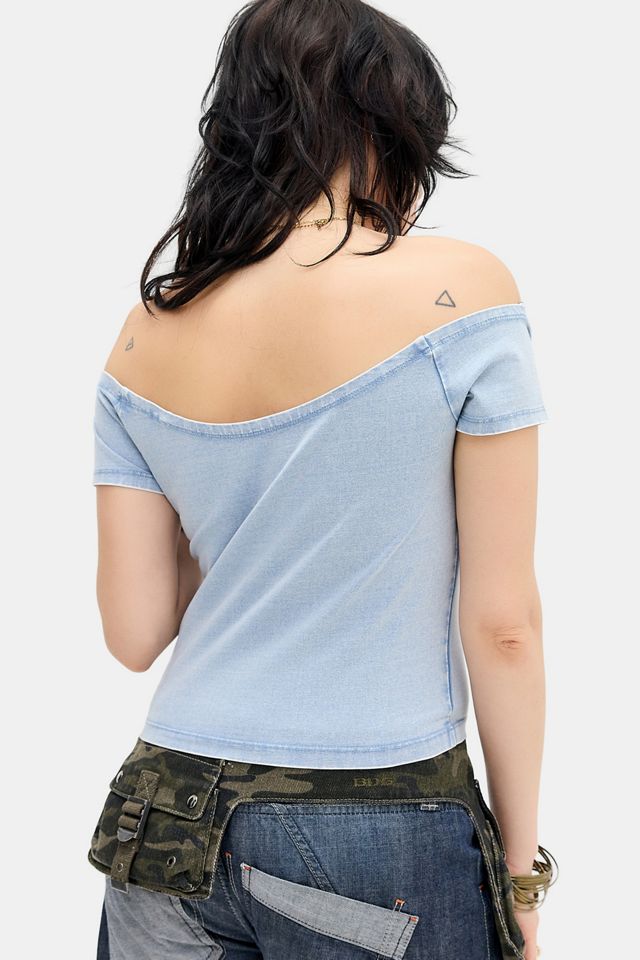 Camiseta Guess Jeans Off-Shoulder 81 Baby #3