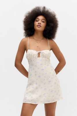 Kiss The Sky Rue Floral Mini Dress