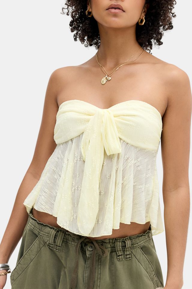 Kiss The Sky UO Exclusive Juniper Trägerloses Top #1