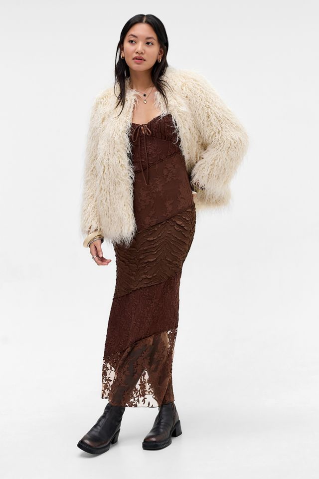 Kiss The Sky Alessandra Spliced Maxi Dress