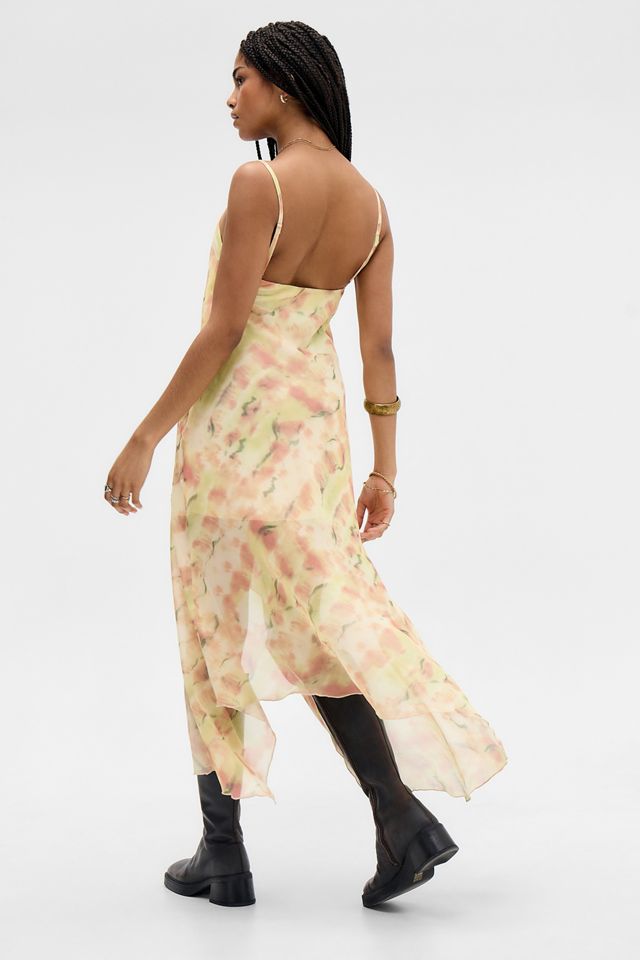 Kiss The Sky Amber Asymmetric Midi Dress #2