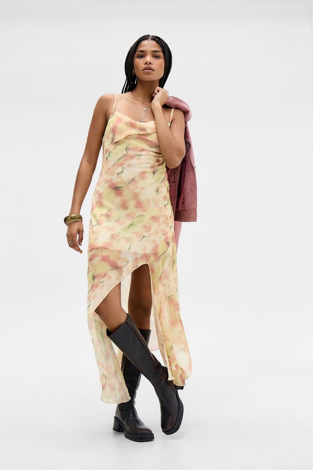 Kiss The Sky Amber Asymmetric Midi Dress #3
