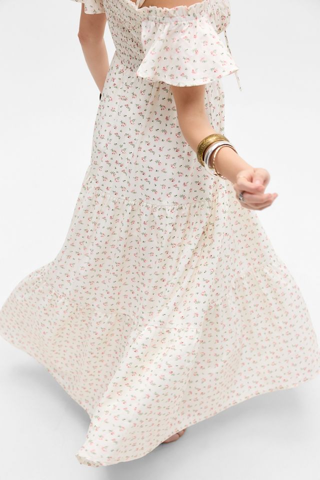Robe longue rose exclusive UO Kiss The Sky #3