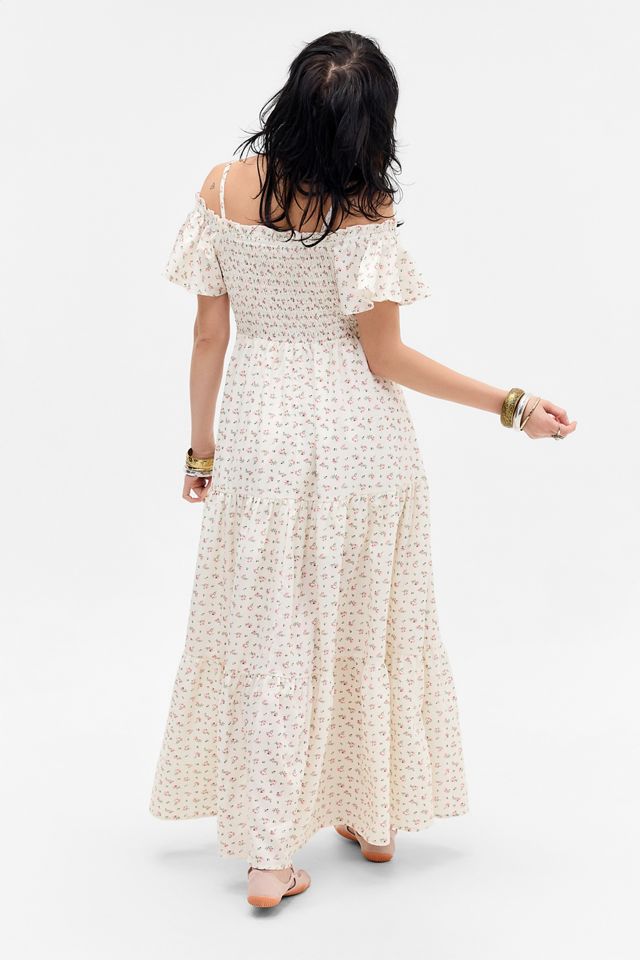 Robe longue rose exclusive UO Kiss The Sky #5