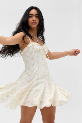 sachin and babi light blue dress Oroton - White Apron Maxi Dress