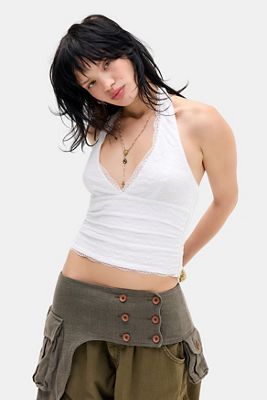 Kiss The Sky Tilda Spitzen-Neckholder-Top