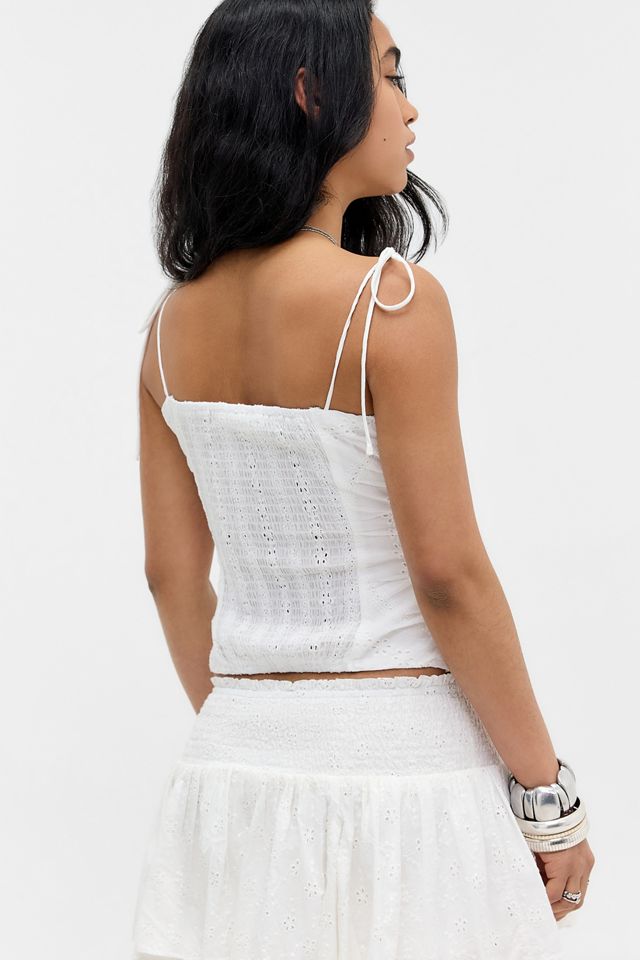 Kiss The Sky Haut corset Sophia à broderie anglaise #3