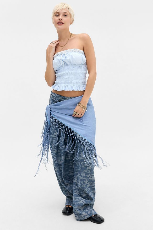 Kiss The Sky Riviera Streifen Tube Top #1