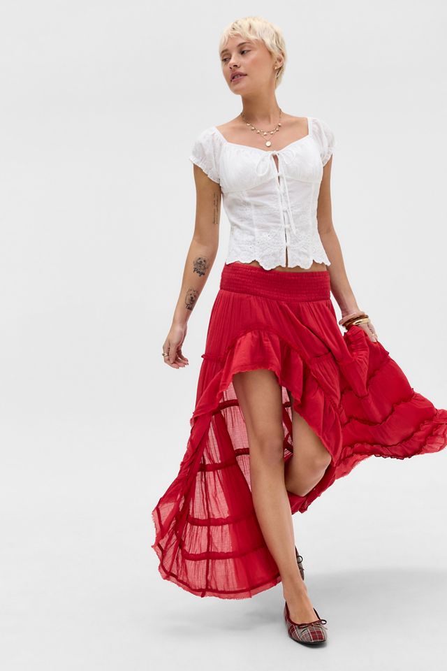 Kiss The Sky Chloe Broderie Knopfoberteil #1