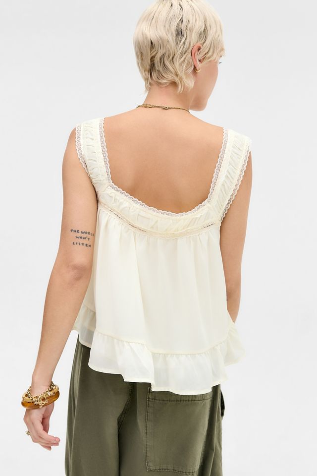 Kiss The Sky Angelina Gerüschtes Babydoll-Oberteil #3