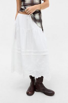 Kiss The Sky Chloe Brodeire Midaxi Skirt