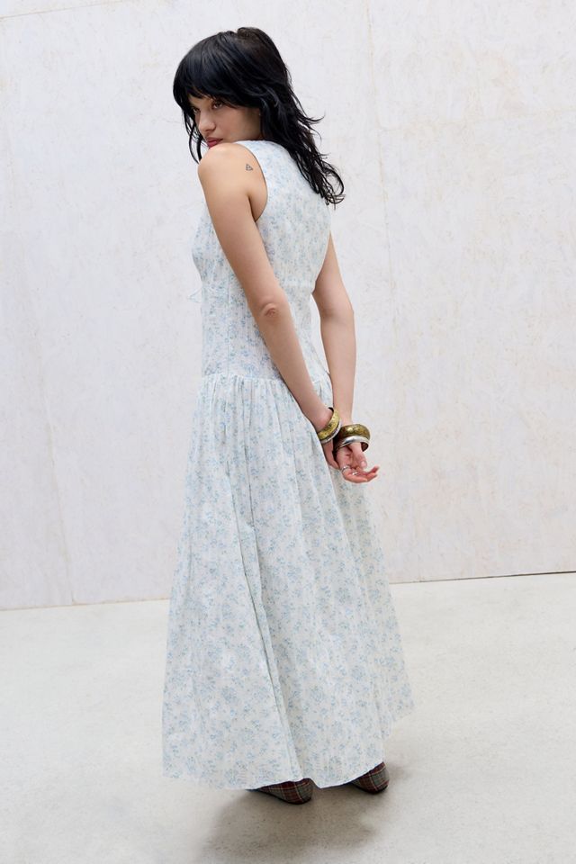 Kiss The Sky Summer Breeze Drop Waist Maxi Dress | Urban Outfitters UK
