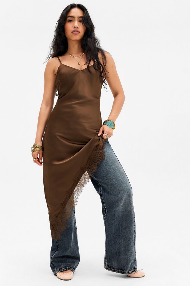 Robe nuisette en satin Jazmine Kiss The Sky #4