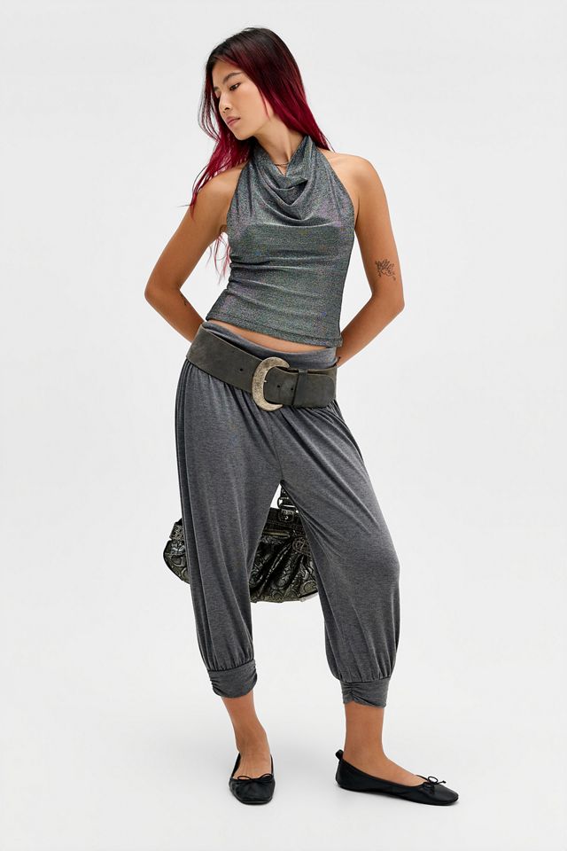 Kiss The Sky Solenna Metallic Neckholder-Top #1