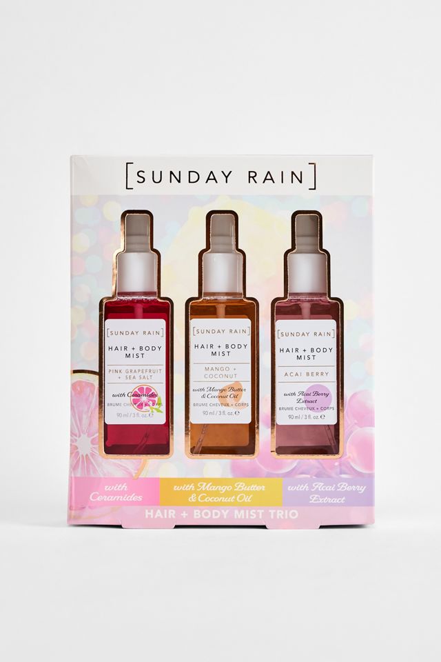 Trio de brume corporelle Sunday Rain #2