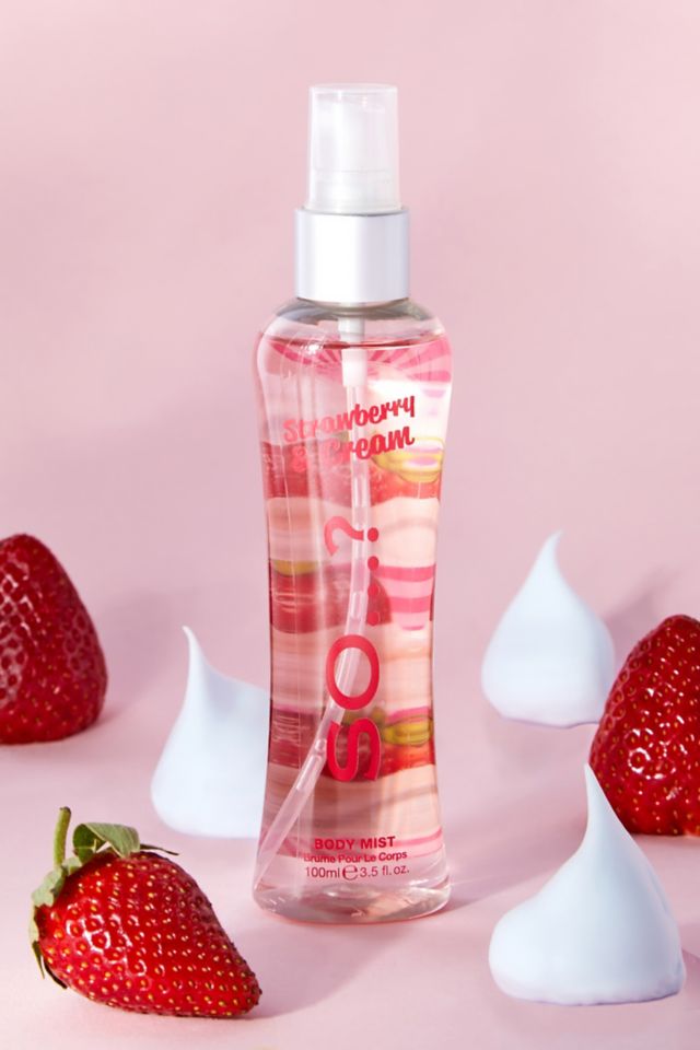 So Strawberry Cream Body Mist Urban Outfitters UK