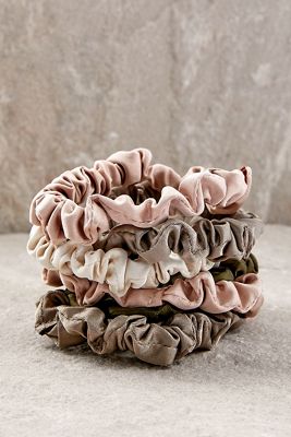 Satin Scrunchies 5-Pack