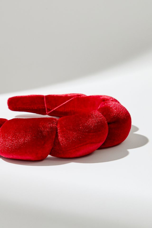 Bandeau de spa rouge bouffant #2