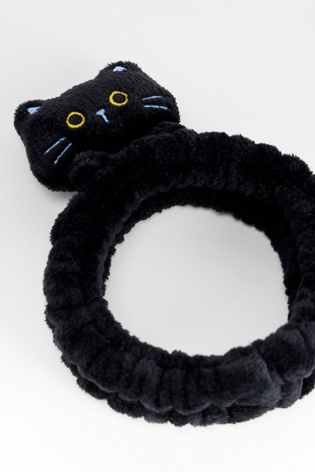 Black Cat Spa Day Headband #2