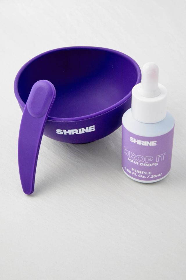 Shrine Drop It - Purple Hair Dye Drops - Semi-Permanent Hair Color - 30 Uses per Bottle - Vegan & Cruelty Free - 0.68fl oz