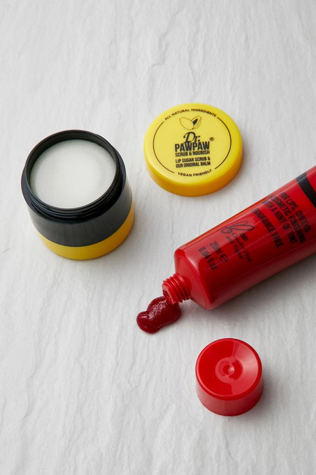 Dr. PAWPAW Prep & Party Lip Scrub And Balm Set Urban Outfitters UK