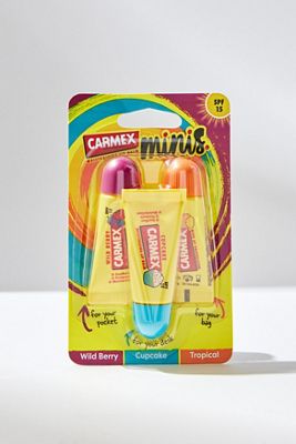 Mini Baume à Lèvres Carmex Lot de 3