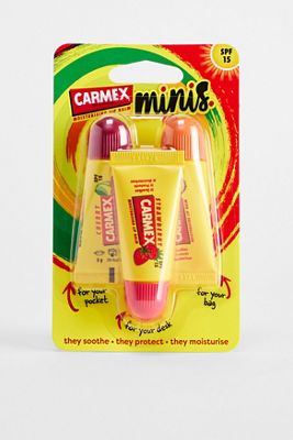 Carmex Mini Lip Balm 3-Pack
