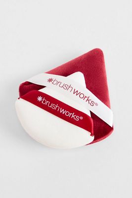 Brushworks Triangular Powder Puff Duo