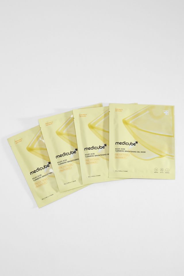 Maschere Gel Illuminanti all'Acido Cogico e Curcuma Medicube Confezione da 4 #1