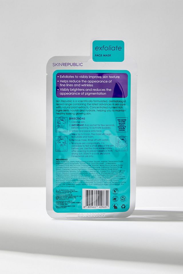 Skin Republic Glycolic Acid Oxygenating Sheet Mask Urban Outfitters UK