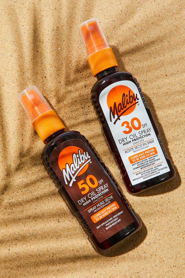 Malibu - Huile solaire sèche en spray FPS30 #1