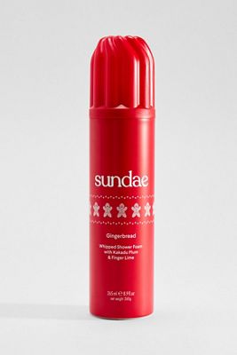 Mousse de douche fouettée au pain d'épices sundae