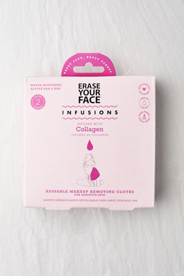 Danielle Creations Erase Your Face – Wiederverwendbares Make-up-Tuch, Rosa, Wasseraktiviert