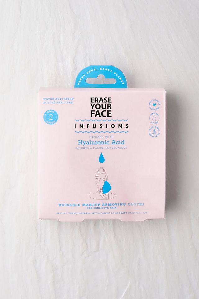 Danielle Creations Erase Your Face Hyaluronic Acid Infused Face Cloths
