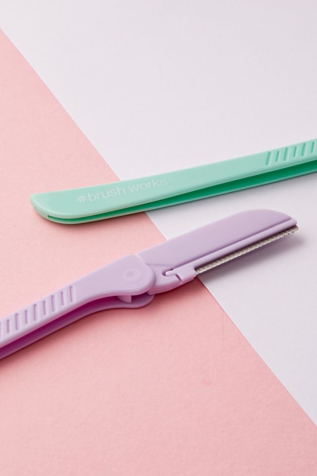 Brushworks Pastel Eyebrow Razors #1