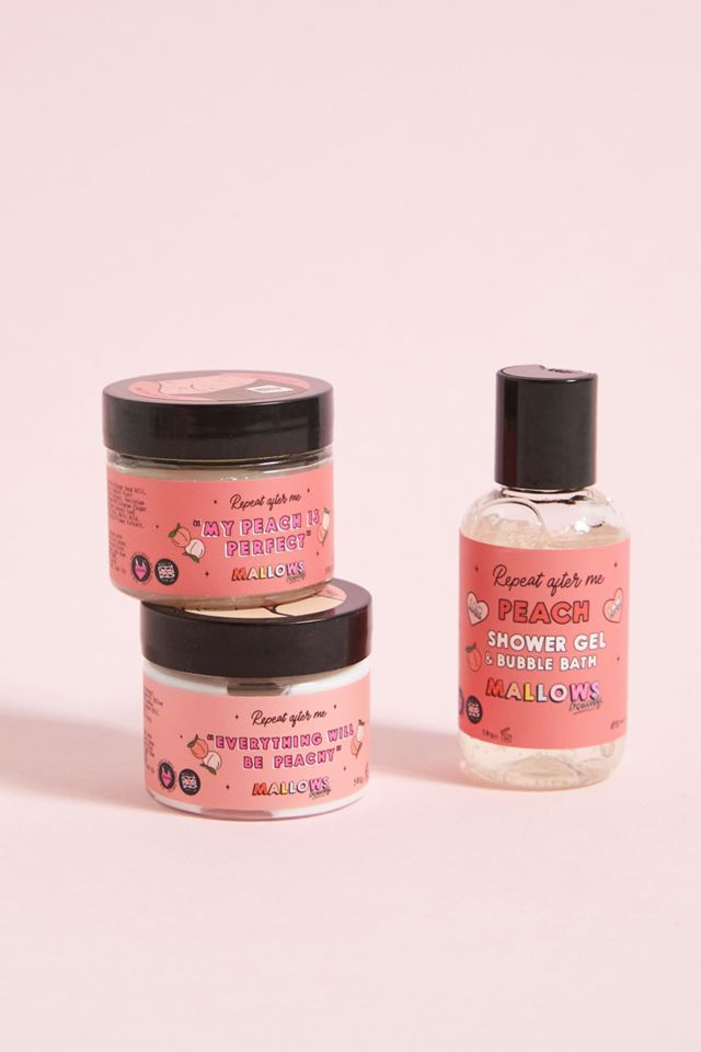 Mallows Beauty Peachy Range In A Cracker Urban Outfitters UK