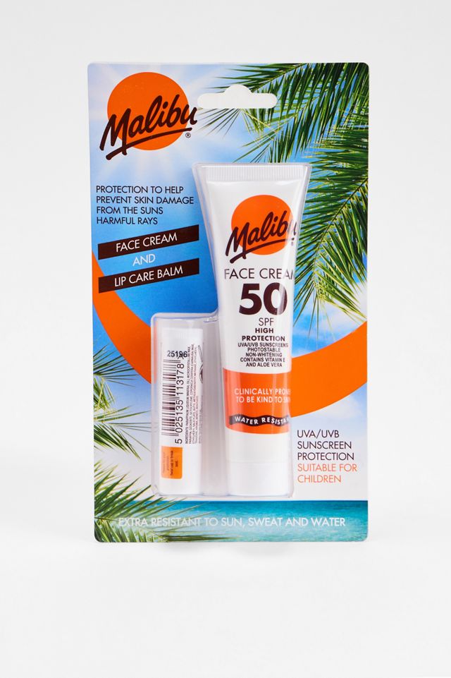 Set Crema Viso SPF e Balsamo per Labbra Malibu #2