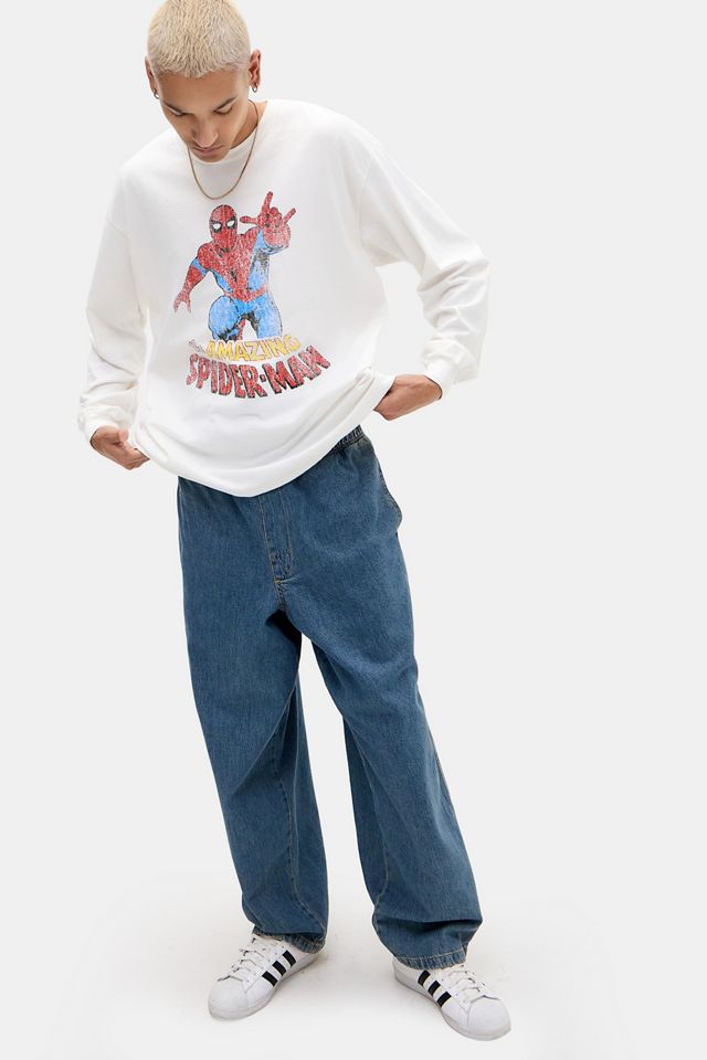UO Weißes Spiderman Langarm-T-Shirt #1