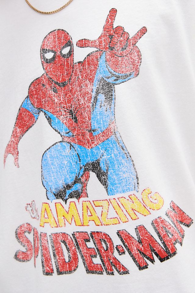 UO Weißes Spiderman Langarm-T-Shirt #2